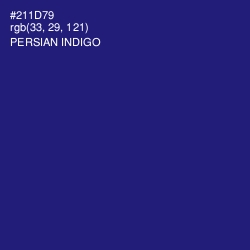 #211D79 - Persian Indigo Color Image