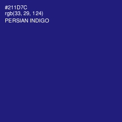 #211D7C - Persian Indigo Color Image