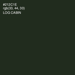 #212C1E - Log Cabin Color Image