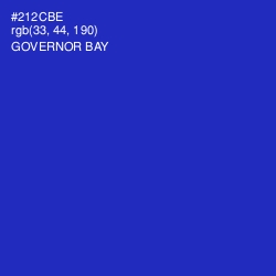 #212CBE - Governor Bay Color Image