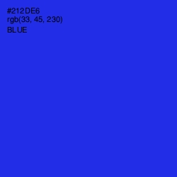 #212DE6 - Blue Color Image