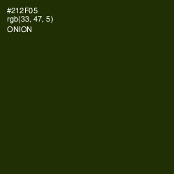 #212F05 - Onion Color Image
