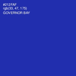 #212FAF - Governor Bay Color Image