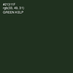 #21311F - Green Kelp Color Image