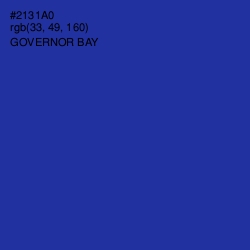 #2131A0 - Governor Bay Color Image