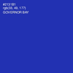 #2131B1 - Governor Bay Color Image