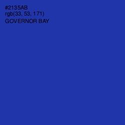 #2135AB - Governor Bay Color Image