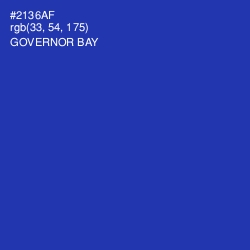 #2136AF - Governor Bay Color Image