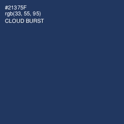 #21375F - Cloud Burst Color Image