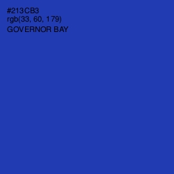 #213CB3 - Governor Bay Color Image