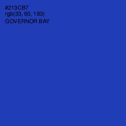 #213CB7 - Governor Bay Color Image