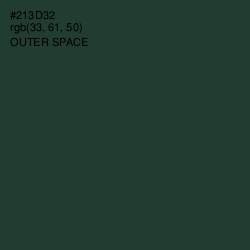 #213D32 - Outer Space Color Image