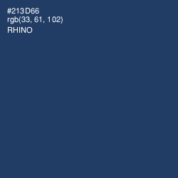 #213D66 - Rhino Color Image