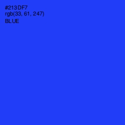 #213DF7 - Blue Color Image