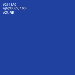 #2141A0 - Azure Color Image