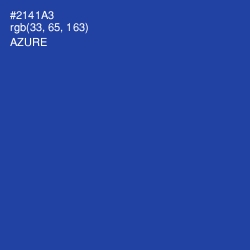 #2141A3 - Azure Color Image