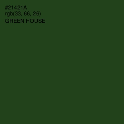 #21421A - Green House Color Image