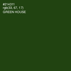 #214311 - Green House Color Image