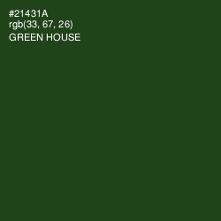#21431A - Green House Color Image