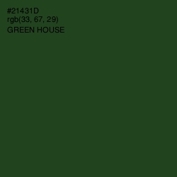 #21431D - Green House Color Image