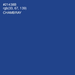 #21438B - Chambray Color Image