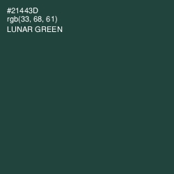 #21443D - Lunar Green Color Image