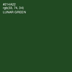 #214A22 - Lunar Green Color Image