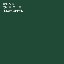 #214A36 - Lunar Green Color Image