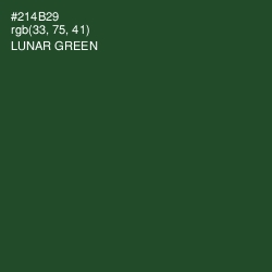 #214B29 - Lunar Green Color Image