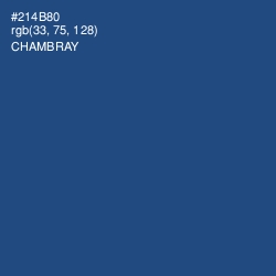 #214B80 - Chambray Color Image