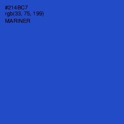 #214BC7 - Mariner Color Image
