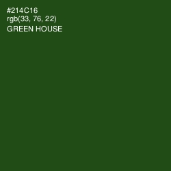 #214C16 - Green House Color Image