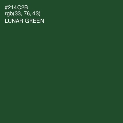 #214C2B - Lunar Green Color Image