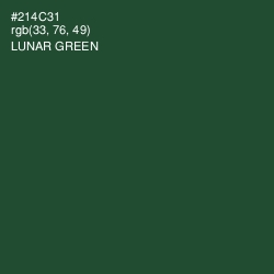 #214C31 - Lunar Green Color Image