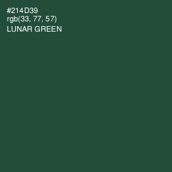 #214D39 - Lunar Green Color Image