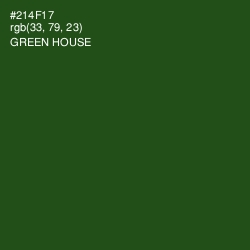 #214F17 - Green House Color Image
