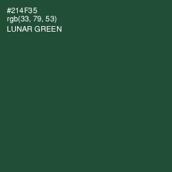 #214F35 - Lunar Green Color Image