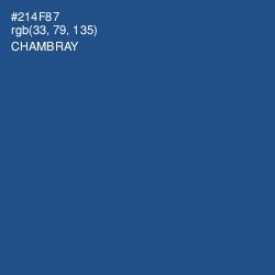 #214F87 - Chambray Color Image