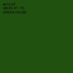 #21510F - Green House Color Image