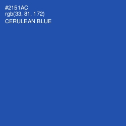 #2151AC - Cerulean Blue Color Image