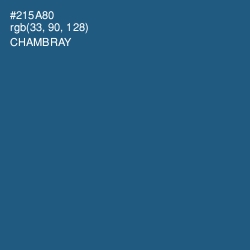 #215A80 - Chambray Color Image