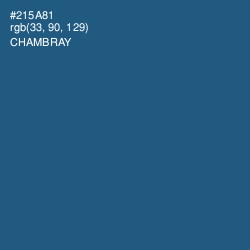 #215A81 - Chambray Color Image