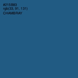 #215B83 - Chambray Color Image