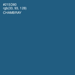 #215D80 - Chambray Color Image