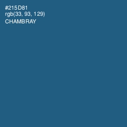 #215D81 - Chambray Color Image