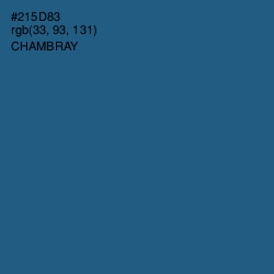 #215D83 - Chambray Color Image