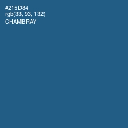 #215D84 - Chambray Color Image