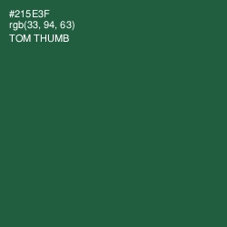 #215E3F - Tom Thumb Color Image