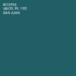 #215F66 - San Juan Color Image