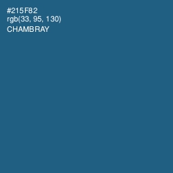 #215F82 - Chambray Color Image